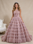 Shop 2026 ANNAKOO Pink Tulle One Shoulder Pleats Prom Dress Under 788