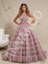 Shop 2026 ANNAKOO Pink Tulle One Shoulder Pleats Prom Dress Under 788