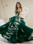 Shop 2026 ANNAKOO Green Tulle Sweetheart Gold Appliques Prom Dress Under 788