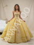 Shop 2026 ANNAKOO Yellow Tulle Strapless Sequins Beading Prom Dress Under 688