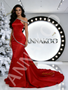 Shop 2026 ANNAKOO Red One Shoulder Satin Trumpet Mermaid Beading Prom Dress Under 199