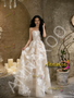 Shop 2026 ANNAKOO Champagne Lace Appliques Tulle Strapless A Line Wedding Dress Under 189