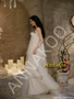 Shop 2026 ANNAKOO Off The Shoulder Tulle Flower White  A Line Wedding Dress Under 190
