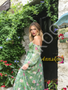 Shop 2026 ANNAKOO Green Off The Shoulder Floral Tulle A Line Prom Dress Under 198