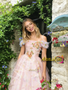 Shop 2026 ANNAKOO Off The Shoulder Pink Floral A Line Prom Dress Under 289