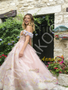 Shop 2026 ANNAKOO Off The Shoulder Pink Floral A Line Prom Dress Under 289
