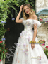 Shop 2026 ANNAKOO Off The Shoulder Tulle Floral A Line Prom Dress Under 259