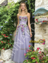 Shop 2026 ANNAKOO Sweetheart Flower Appliques Lilac Purple Tulle Prom Dress Under 198