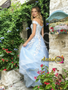 Shop 2026 ANNAKOO Light Blue Off The Shoulder A Line Appliques Prom Dress Under 189