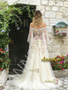 Shop 2026 ANNAKOO Champagne Off The Shoulder Tulle A Line Appliques Prom Dress Under 189