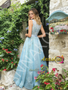 Shop 2026 ANNAKOO Ligth Blue Tulle Lace A Line Scoop Prom Dress Under 239