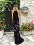 Shop 2026 ANNAKOO Halter Beading Trumpet Mermaid Velvet Prom Dress With Slit Under 159Shop 2026 ANNAKOO Halter Beading Trumpet Mermaid Velvet Prom Dress With Slit Under 159