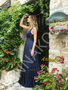 Shop 2026 ANNAKOO V Neck Beading Tulle A Line Blue Prom Dress Under 269