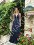 Shop 2026 ANNAKOO V Neck Beading Tulle A Line Blue Prom Dress Under 269