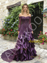 Shop 2026 ANNAKOO Off The Shoulder Tulle Ruffles Beading Purple Prom Dress Under 249