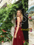 Shop 2026 ANNAKOO Red Straps A Line Stars Print Tulle Velvet Prom Dress Under 179