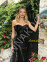 Shop 2026 ANNAKOO Off The Shoulder Black Tulle Sequin Trumpet Mermaid Prom Dress Under 179