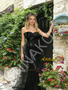 Shop 2026 ANNAKOO Off The Shoulder Black Tulle Sequin Trumpet Mermaid Prom Dress Under 179