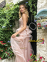 Shop 2026 ANNAKOO Halter Sequin Champagne Pink Mermaid Beading Ruffles Prom Dress Under 199