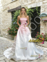 Shop 2026 ANNAKOO Strapless Pink Flower A Line Satin Prom Dress Under 198