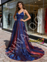Shop 2026 ANNAKOO V Neck Purple A Line 2 Colors Organza Backless Prom Dress Under 189