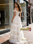 Shop 2026 ANNAKOO Off The Shoulder Lace A Line Layer Wedding Dress Under 229