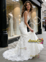 Shop 2026 ANNAKOO V Neck Trumpet Mermaid Lace Backless Wedding Dress Under 289
