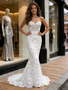 Shop 2026 ANNAKOO Sweetheart Trumpet Mermaid Lace Sweep Train Wedding Dress Under 259