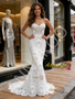 Shop 2026 ANNAKOO Sweetheart Trumpet Mermaid Lace Sweep Train Wedding Dress Under 259