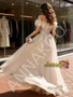 Shop 2026 ANNAKOO Champagne Tulle Ruffles Feather Beading A Line Prom Dress Under 259