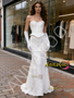 Shop 2026 ANNAKOO Sweetheart Corset Satin Trumpet Mermaid Lace Wedding Dress Under 298