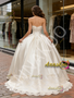 Shop 2026 ANNAKOO Ball Gown Satin Strapless Appliques Bows Wedding Dress Under 289