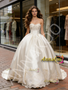 Shop 2026 ANNAKOO Ball Gown Satin Strapless Appliques Bows Wedding Dress Under 289