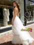 Shop 2026 ANNAKOO Halter White A Line Backless Tulle Wedding Dress Under 198