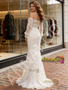Shop 2026 Annakoo Off The Shoulder Trumpet Lace Tulle Long Sleeve Wedding Dress Under 239