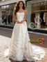Shop 2026 ANNAKOO Satin Strapless Appliques A Line Wedding Dress Under 239