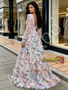 Shop 2026 ANNAKOO Long Sleeve V Neck Purple Flower A Line Prom Dress Under 289