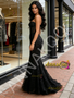 Shop 2026 ANNAKOO Black Sweetheart Lace Flower Beading Prom Dress Under 289
