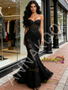 Shop 2026 ANNAKOO Black Sweetheart Lace Flower Beading Prom Dress Under 289