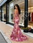 Shop 2026 ANNAKOO Fuchisa Sweetheart Trumpet Mermaid Floral Tulle Prom Dress Under 259