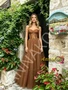 Shop 2026 ANNAKOO Brown Sweetheart Lace A Line Tulle Prom Dress Under 169