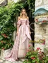 Shop 2026 ANNAKOO Pink Off The Shoulder Tulle A Line Ruffles Prom Dress Under 189