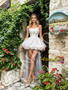 Shop 2026 ANNAKOO White Short Mini Puffy A Line Beading Prom Dress Under 254