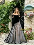 Shop 2026 ANNAKOO Off The Shoulder Long Sleeve Trumpet Mermaid Tulle Prom Derss Under 229
