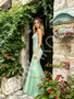 Shop 2026 ANNAKOO Mint Green Lace Trumpet Mermaid Tulle Prom Dress Under 189
