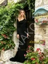 Shop 2026 ANNAKOO Black Long Sleeve Spandex Trumpet Mermaid Prom Dress Under 159
