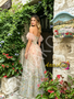 Shop 2026 ANNAKOO Pink Off The Shoulder Print Floral Tulle Prom Dress  198