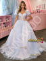 Shop 2026 ANNAKOO Short Sleeve Square Tulle Appliques Purple Prom Dress Under 229