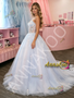Shop 2026 ANNAKOO Spaghetti Straps Tulle Appliques Purple A Line Prom Dress Under 229