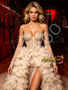 Shop 2026 ANNAKOO Off The Shouder Layer Champagne Tulle Prom Dresss With Slit Under 348